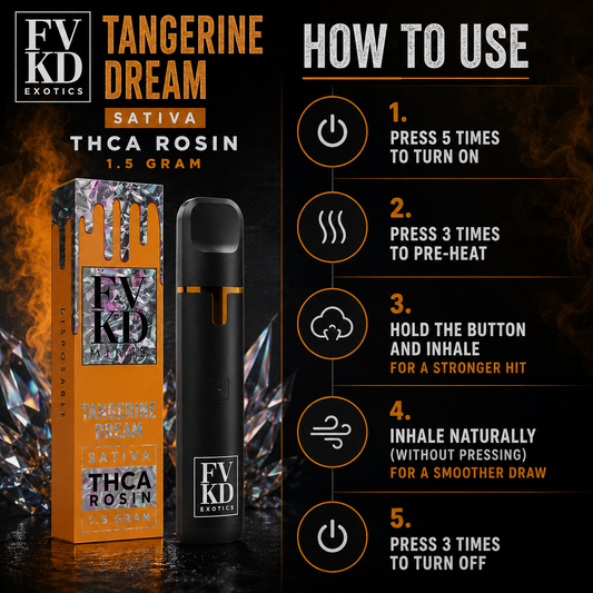 FVKD Minis THC-A Rosin Disposable – 1.5g
