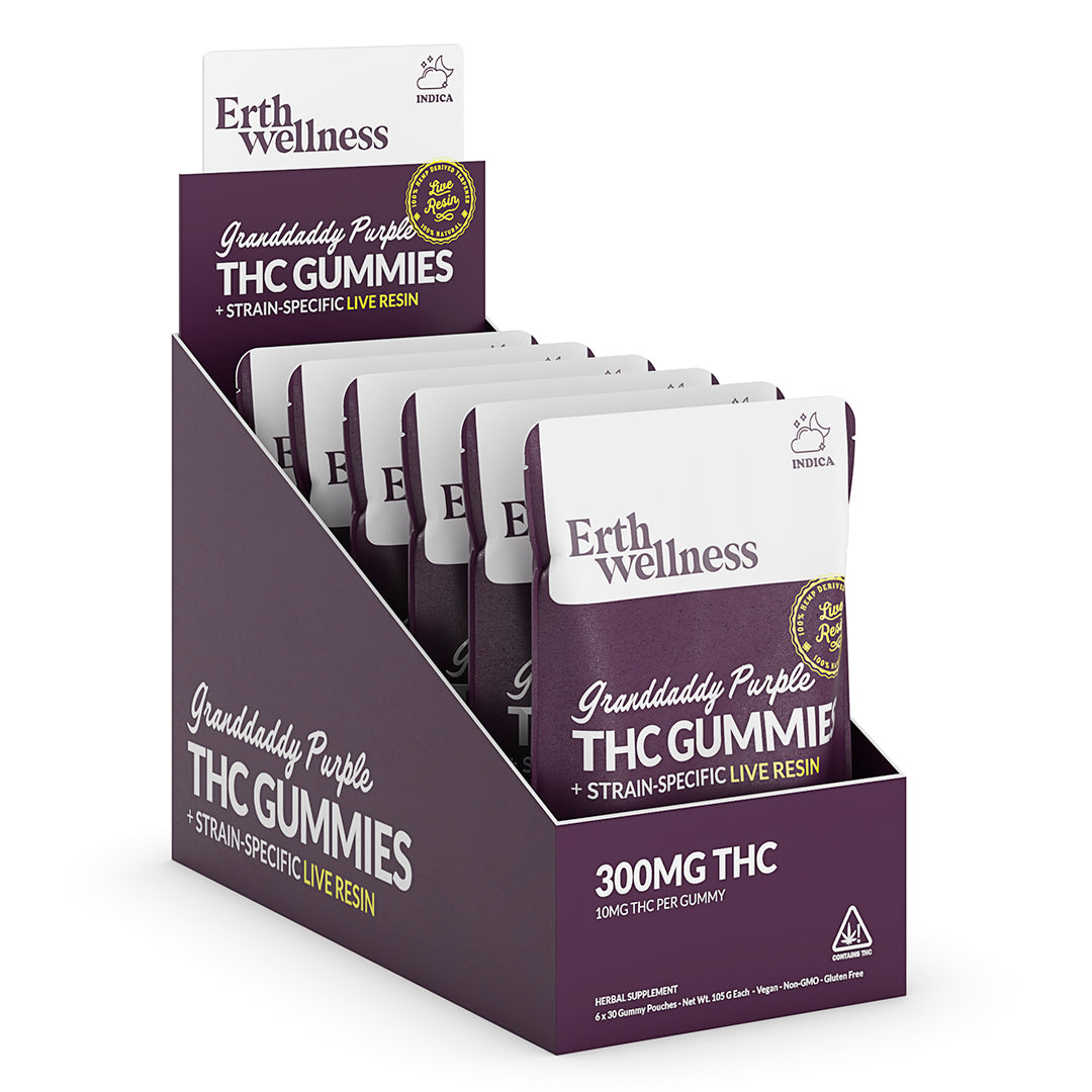 THC Gummies – Granddaddy Purple (Calming)
