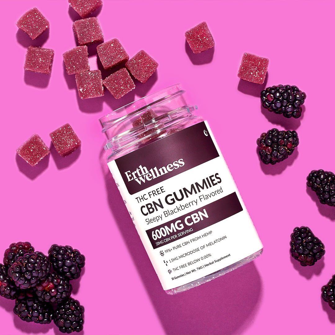 CBN Gummies for Sleep - Vegan - Sleepy Blackberry - 600mg