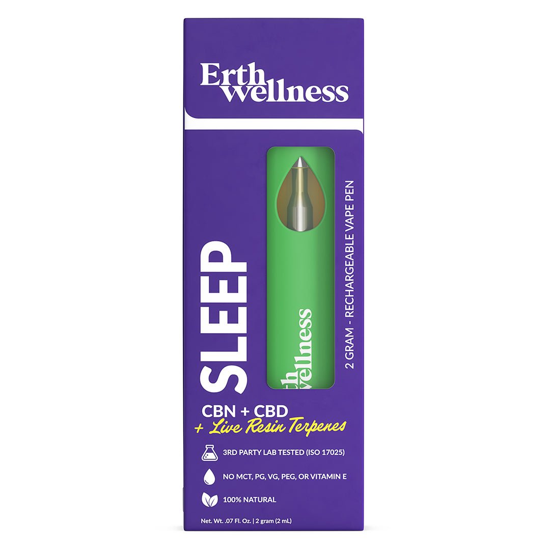 SLEEP - (CBN + CBD + Live Resin) - Rechargeable Vape Pen - 2 Grams