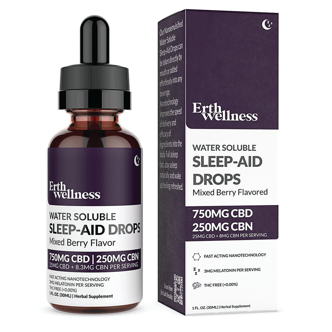 Water Soluble CBD + CBN Sleep Aid Drops Tincture