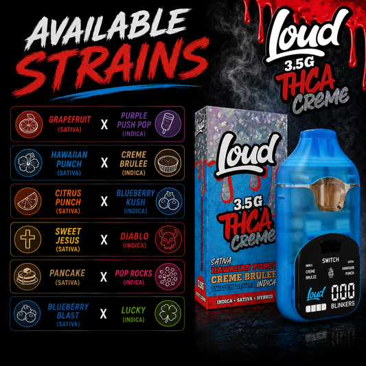 Loud THC-A Creme SWITCH Disposable – 3.5g