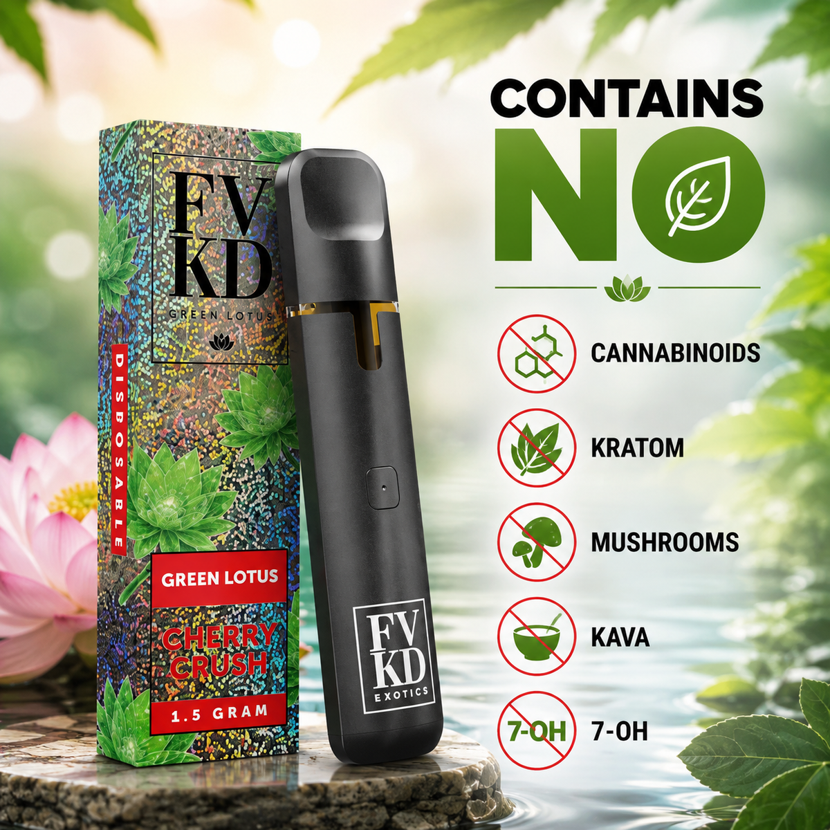 FVKD Green Lotus Disposables 1.5G (NEW)