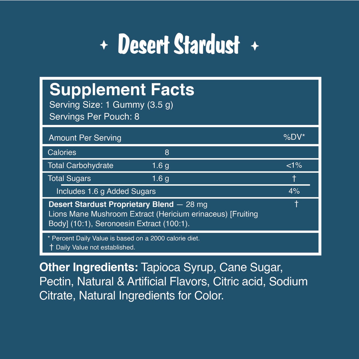 Desert Stardust Mushroom Gummies - Strawberry
