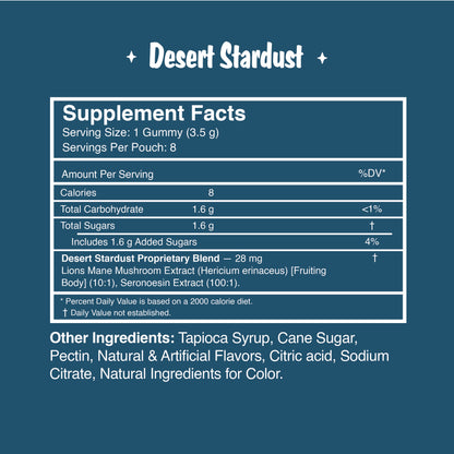 Desert Stardust Mushroom Gummies - Strawberry