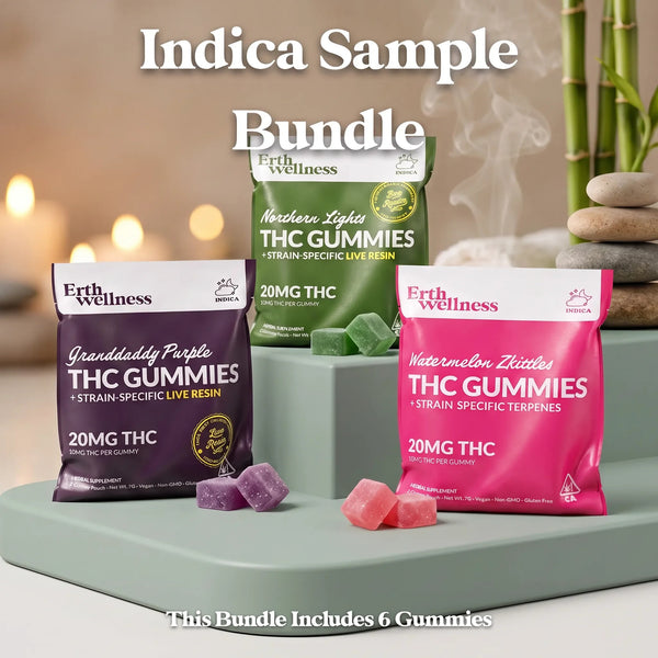 Indica Sample Bundle – Deep Relaxation Trio