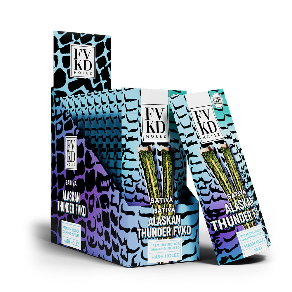 FVKD Diamond Infused Naked Hash Holez – 2g x 2ct