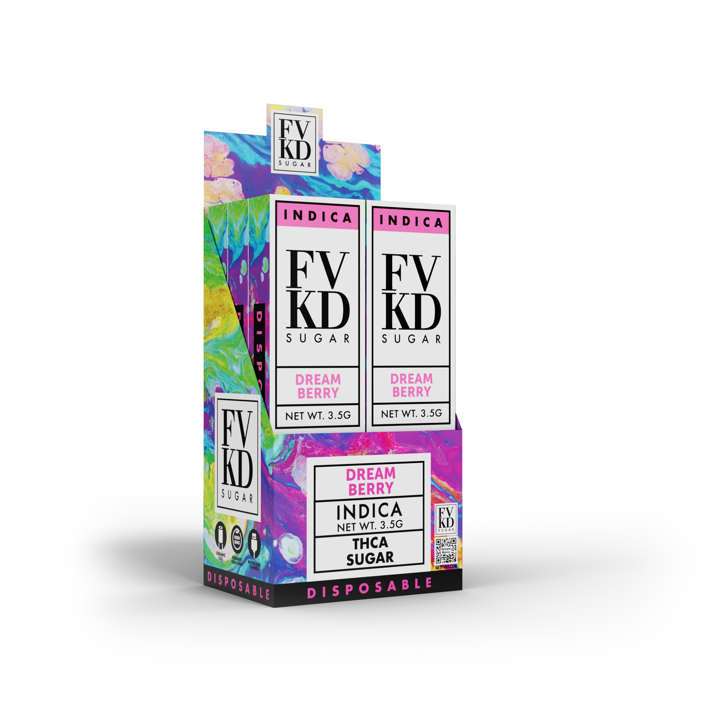 FVKD THC-A Sugar Disposable – 3.5g