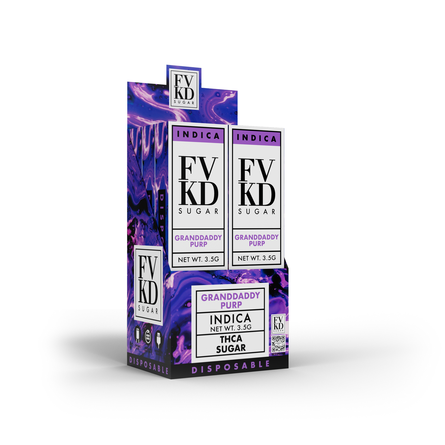 FVKD THC-A Sugar Disposable – 3.5g