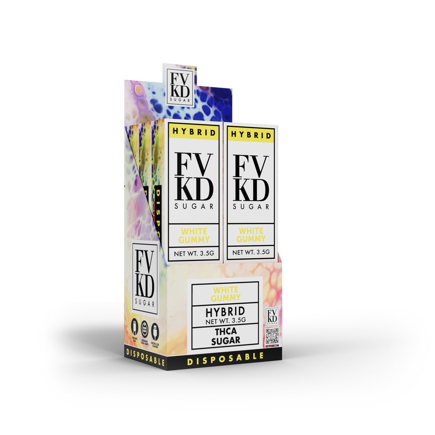 FVKD THC-A Sugar Disposable – 3.5g
