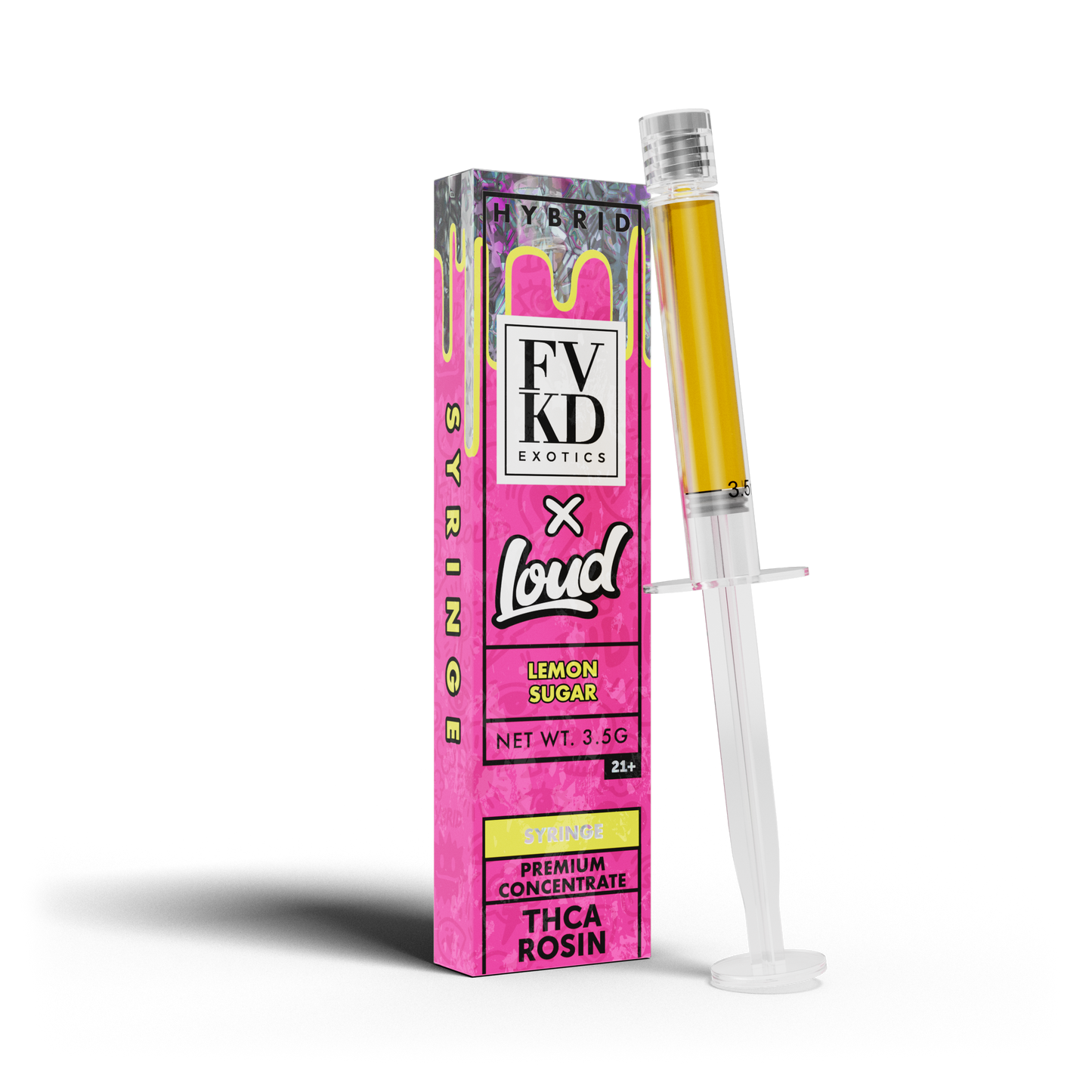 FVKD X LOUD THC-A Rosin Syringe 3.5g