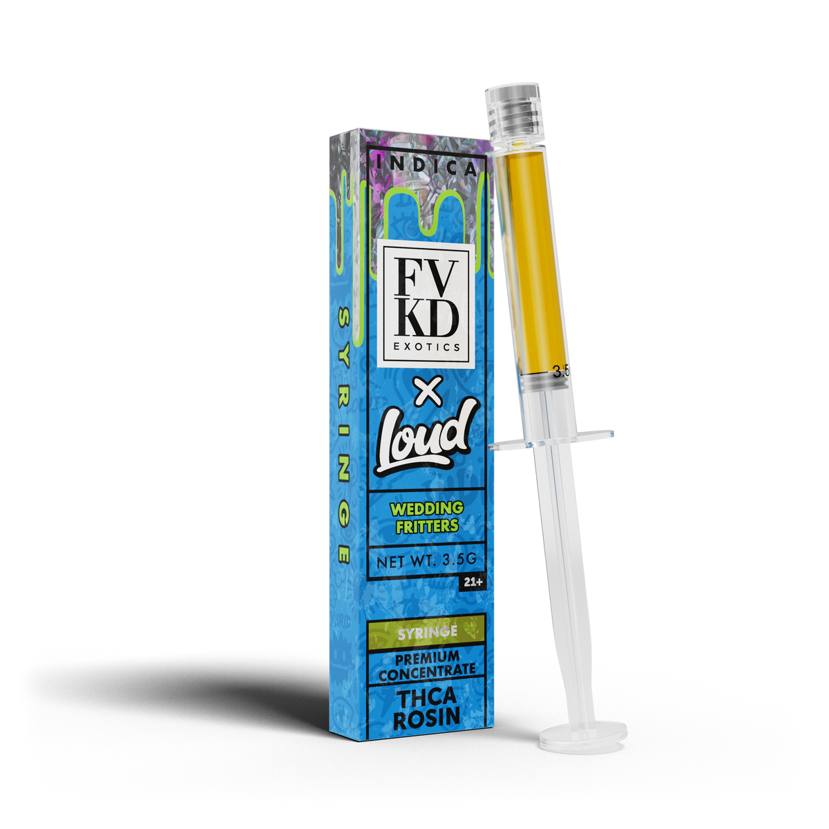 FVKD x LOUD Wedding Fritters rosin syringe
