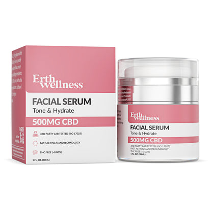 CBD Face Serum - Tone & Hydrate - 500MG