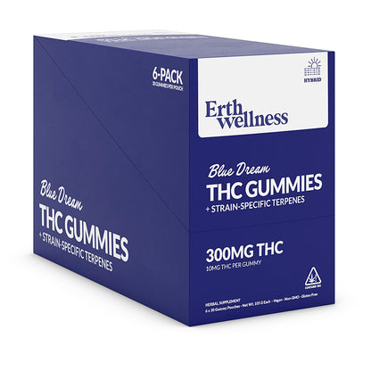 Δ9 THC Gummies – Blue Dream (Hybrid) | Strain Specific | Blue Raspberry (300mg)