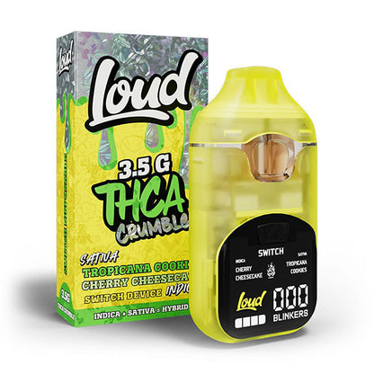Loud THC-A Crumble SWITCH Disposable – 3.5g