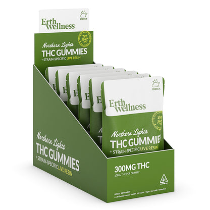 Δ9 THC Gummies – Northern Lights (Indica) | Live Resin | Green Apple (300mg)