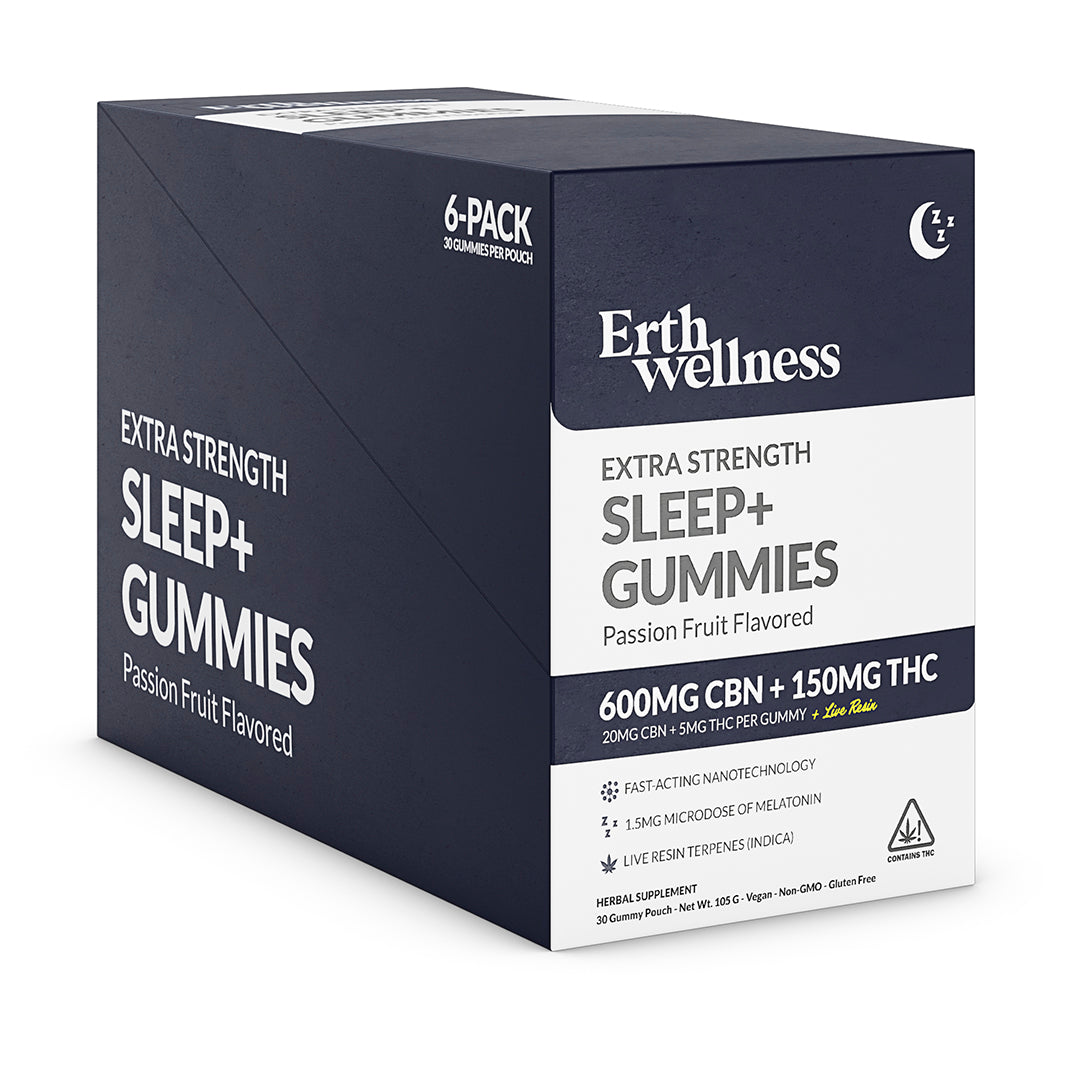 Sleep+ Gummies – CBN + THC + Live Resin Terpenes | 750mg