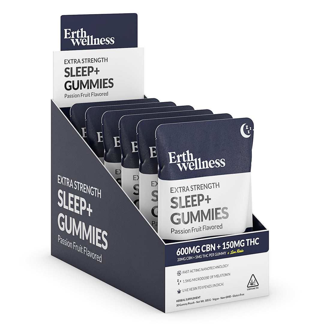 Sleep+ Gummies – CBN + THC + Live Resin Terpenes | 750mg