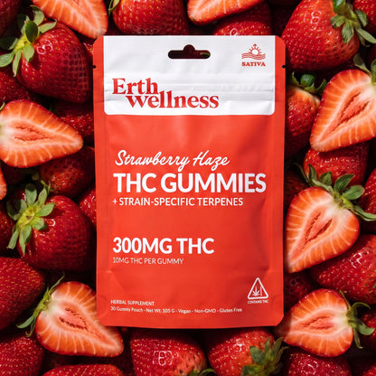 THC Gummies – Strawberry Haze (Focus)