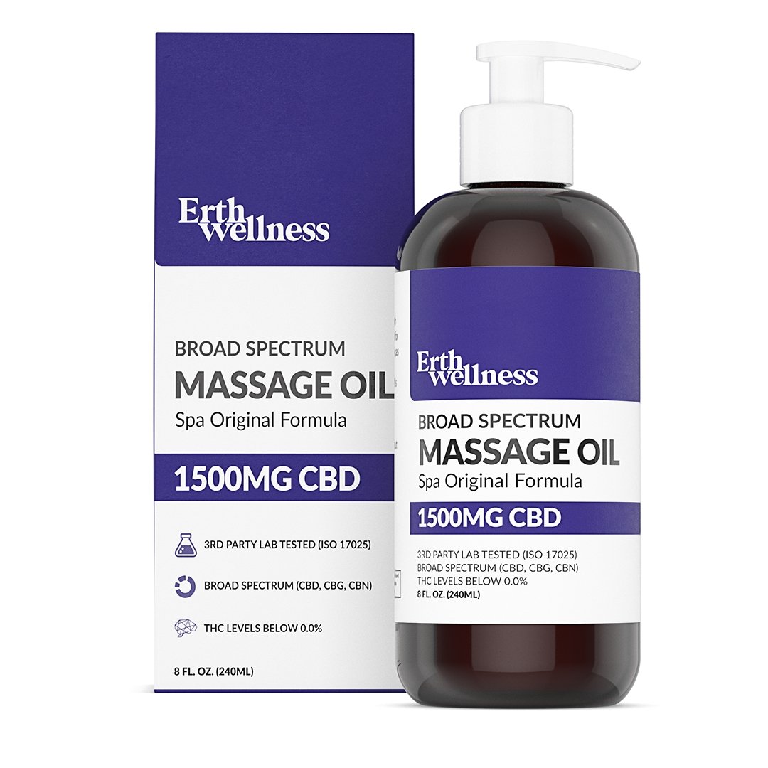 CBD Massage Oil - Spa Original - 1500 MG (THC Free) TOPICAL