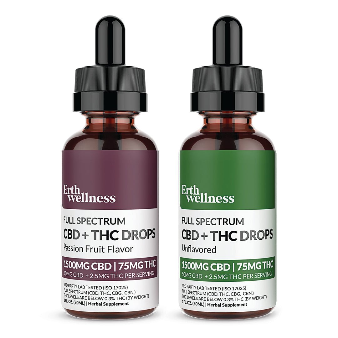 Full Spectrum CBD + THC Drops Tincture